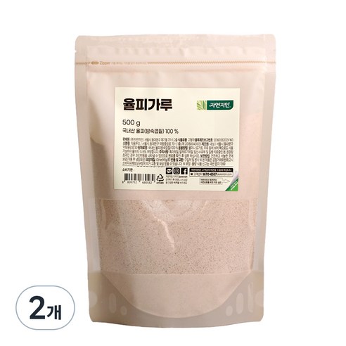 자연지인 율피분말 율피가루, 500g, 2개