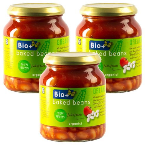 발투센 유기농 베이크드빈, 360g, 3개
