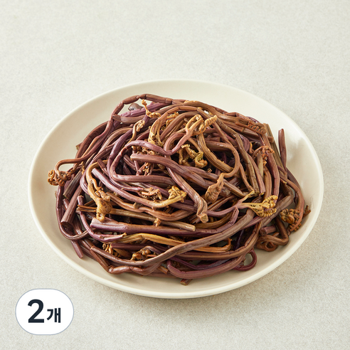 선별 데침고사리, 1kg, 2개