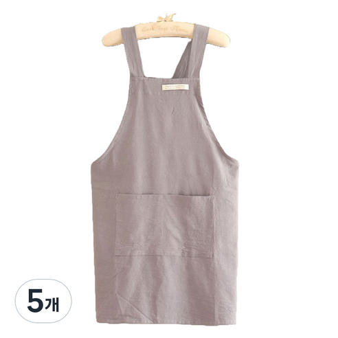 씨오브비 면 앞치마, 그레이, 5개