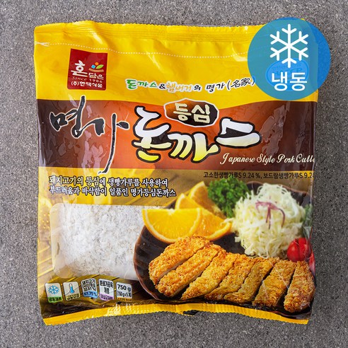 돈까스  한맥 등심 명가 돈까스 5개입 (냉동), 750g, 1개