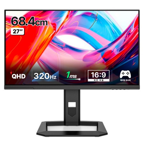 한성컴퓨터 QHD Fast IPS QD mini LED 320Hz 게이밍 모니터, 68.4cm, TFG27Q32PM1152Z(일반)