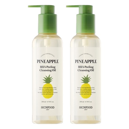 스킨푸드 파인애플 바하 필링 클렌징 오일, 200ml, 2개
