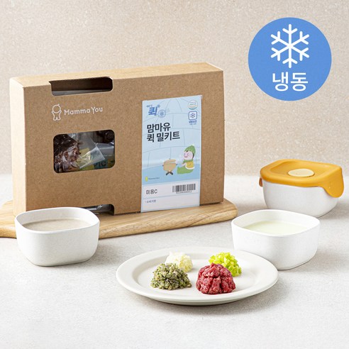 맘마유 퀵 밀키트 미음 C플랜 (냉동), 180g, 1세트