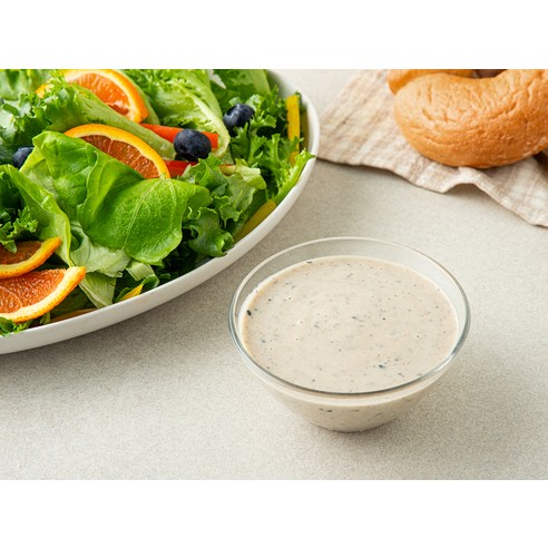 고소한 참깨 드레싱으로 샐러드를 한층 더 맛있게!