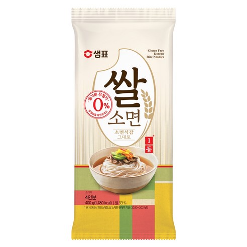 샘표 쌀 소면, 1개, 400g