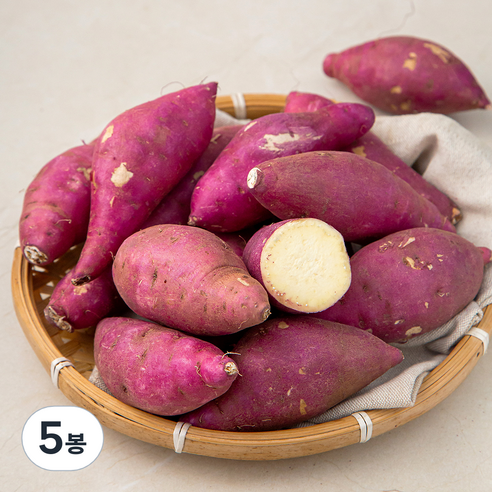 무농약 영암 황토고구마(중), 1.5kg, 5봉