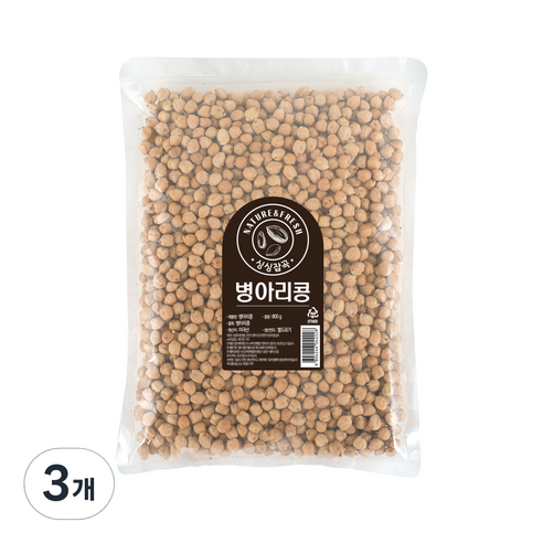 월드그린 싱싱 병아리콩, 800g, 3개