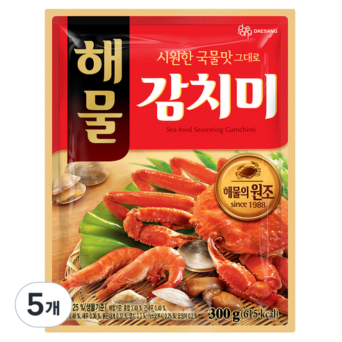 대상 해물 감치미, 300g, 5개