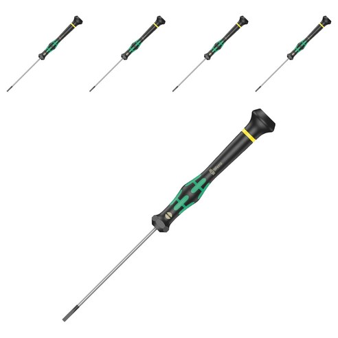 Wera 정밀일자드라이버 0.23 x 1.5 x 40, 5개