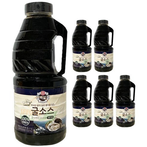 백설 굴소스, 2.4kg, 6개