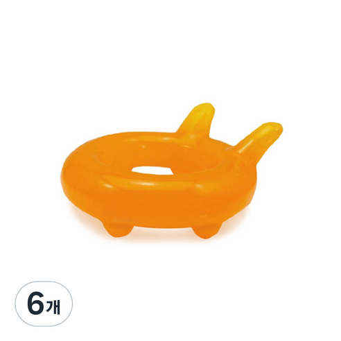 라이프포인트 괄사 지압 마사지기, 6개, 오렌지(마사지링)