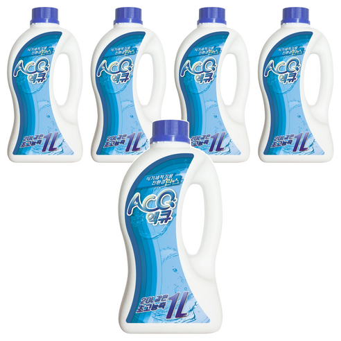 액큐 1종 초고농축 원액 린스, 1L, 5개