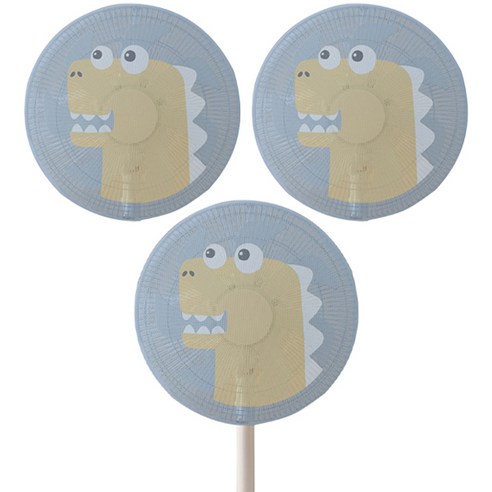 클레어라 선풍기 안전망 55cm, 공룡, 3개