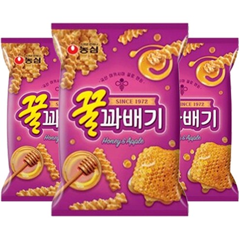 꿀꽈배기, 90g, 3개