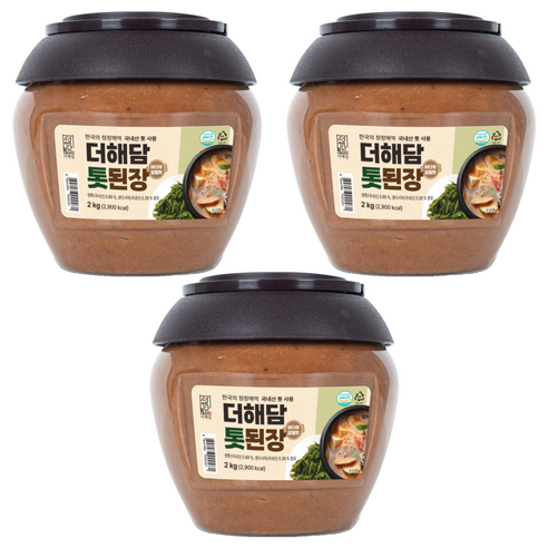더해담 톳 된장, 2kg, 3개