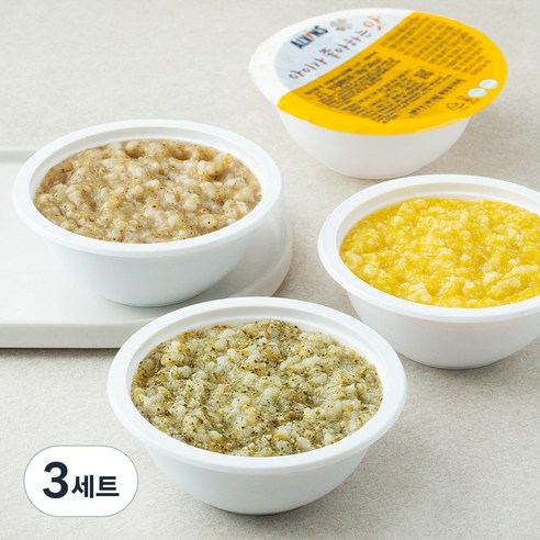 엘빈즈 클래식 이유식 중기2 (만7~10개월) 고기듬뿍 세트, (한우들깨현미죽 + 퀴노아한우버섯죽 + 닭고기단호박죽 + 느타리치킨죽) x 180g, 3세트