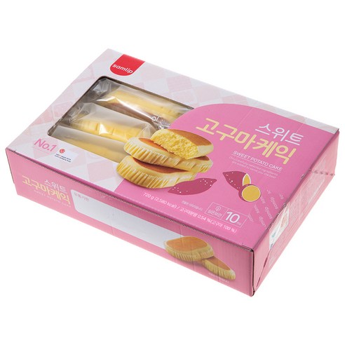 바쁜 아침, 간단하게 즐기는 고구마케익의 폭신한 식감과 달콤고소한 맛