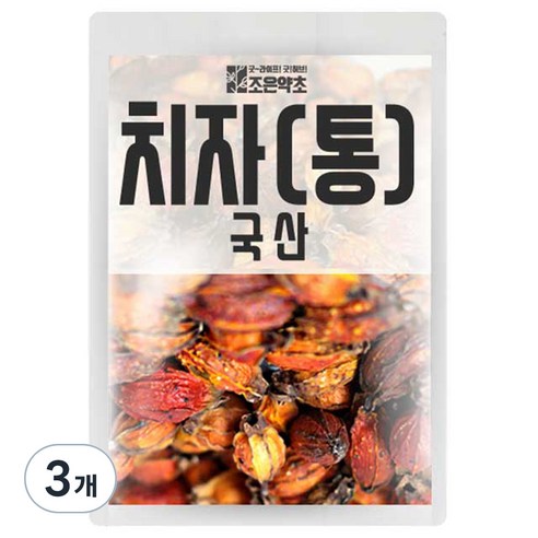 조은 약초 치자 원형, 200g, 3개
