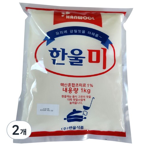 한울식품 한울 미 조미료, 1kg, 2개