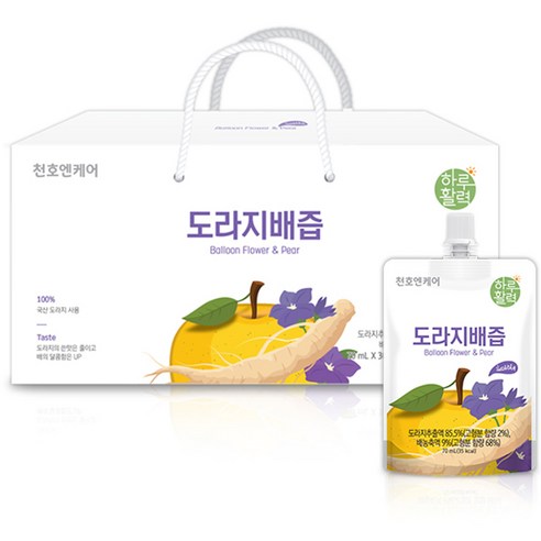 천호엔케어 하루활력 도라지배즙, 70ml, 30개입