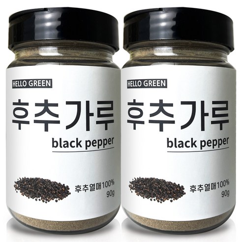헬로우그린 후추 가루, 90g, 2개
