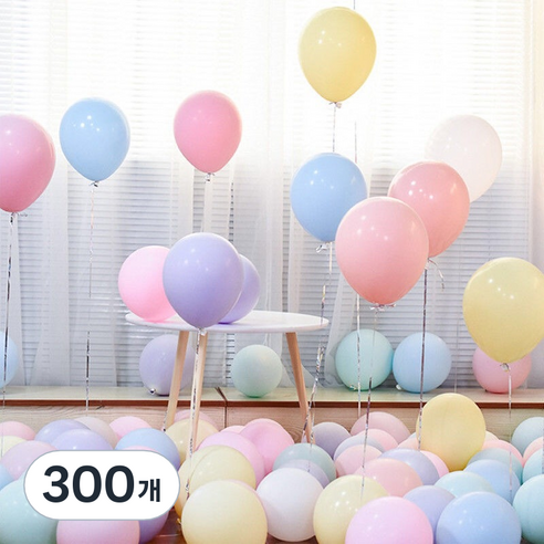 피어니스트 이벤트 장식 일반 풍선, 300개, 랜덤발송