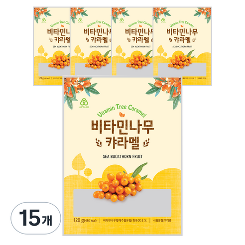 안신 비타민나무 캬라멜, 120g, 15개