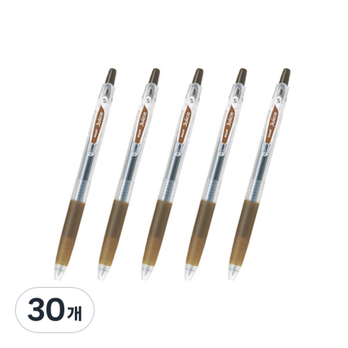 파이롯트 쥬스 젤잉크펜 0.38mm, 커피 브라운, 30개