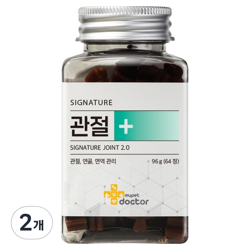 마이펫닥터 강아지 시그니처 조인트 2.0 영양제, 2개, 뼈/관절강화, 64정
