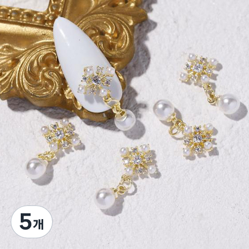 주앙오브제 다이아 네일 파츠, 5개, 18 1546