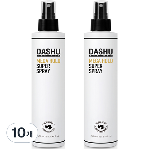 다슈 포 맨 프리미엄 메가 홀드 슈퍼 스프레이, 250ml, 10개