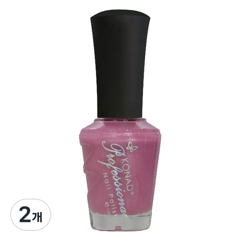 코나드 프로페셔널 레귤러 네일 폴리쉬 15ml, 비비 핑크, 2개