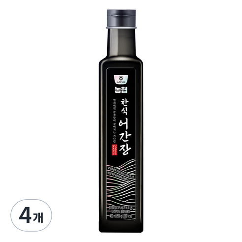 농협식품 한식 어간장, 4개, 420ml