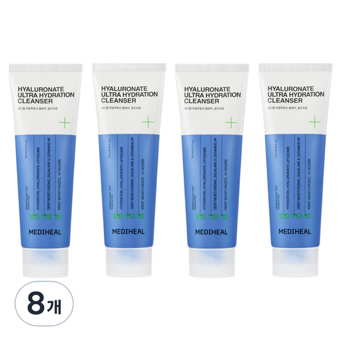 메디힐 히알루론산 밀도보습 클렌징폼, 120ml, 8개