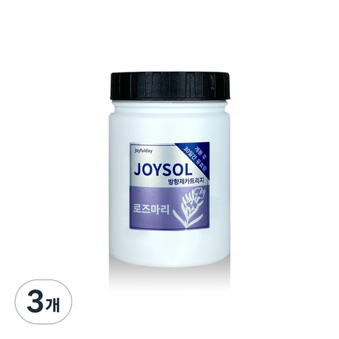 기분좋은날 방향제 카트리지 리필 로즈마리 소, 180g, 3개