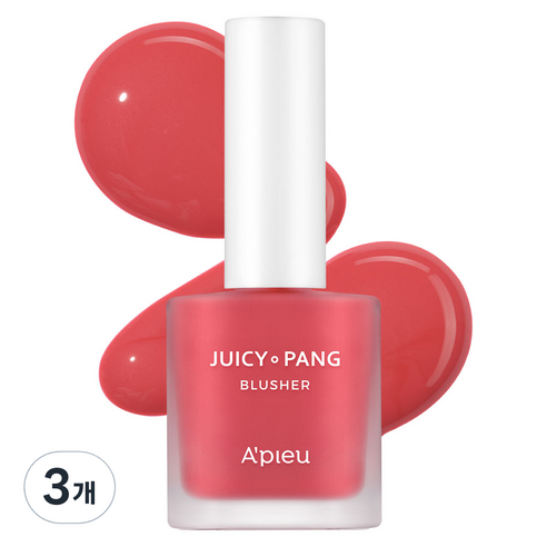 어퓨 과즙팡 워터 블러셔 8g, RD01 터져나오는체리, 3개