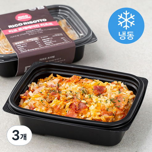 리코 로제베이컨 리조또 (냉동), 270g, 3개