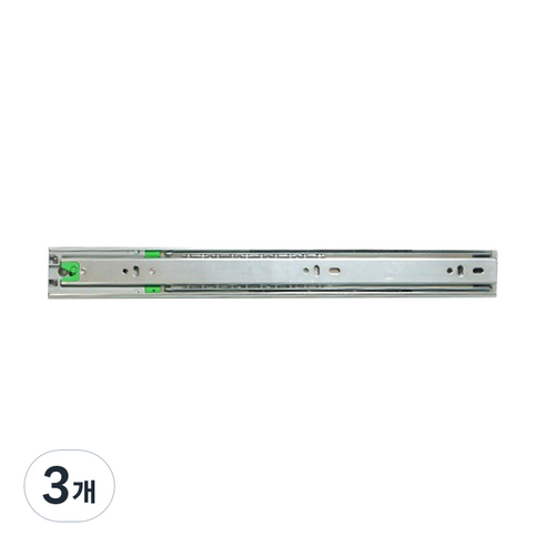 서랍가구 3단 광폭 댐핑레일 350mm, 3개
