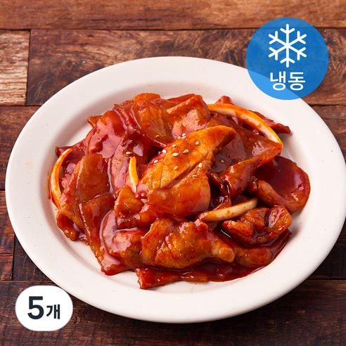 홍익상회 흑돼지 매콤 불고기 (냉동), 400g, 5개