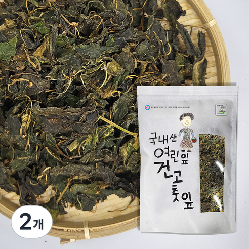 월드블링 여린 건고춧잎, 100g, 2개