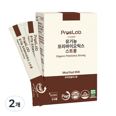 프로스랩 유기농 프리바이오틱스 스트롱 30p, 300g, 2개