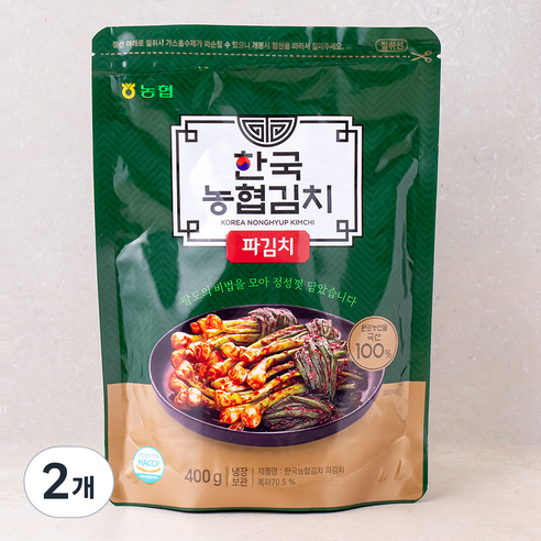 한국농협김치 파김치, 400g, 2개