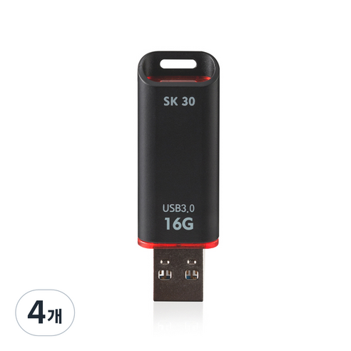 액센 SK30 USB 3.0, 16GB, 4개