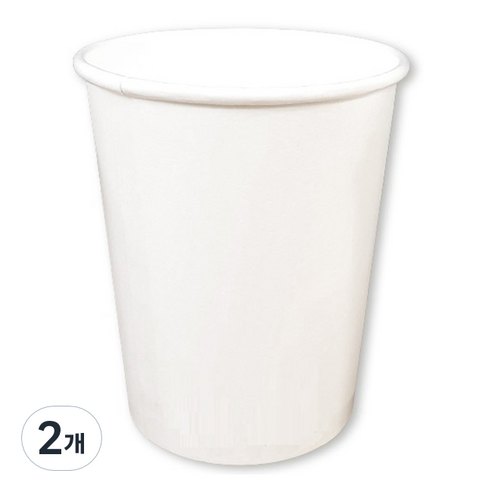 생활을그리다 종이컵 무인쇄 300ml, 2개, 50개입
