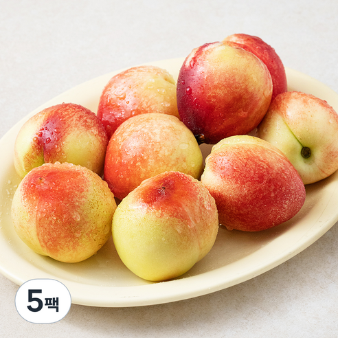 경산농협 옹골찬 GAP 인증 경산 신비복숭아, 800g, 5팩