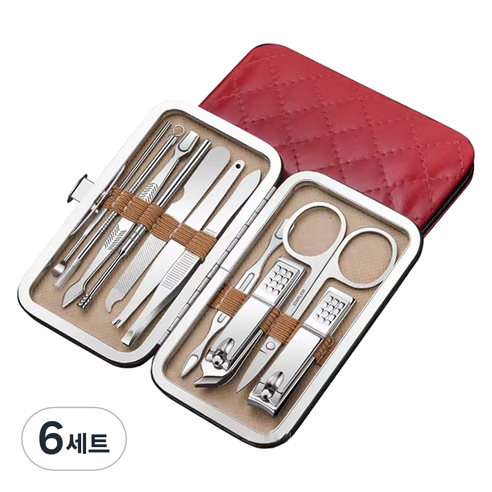 오와이규 깔끔한 손톱깎이 11종 세트, 카민, 6세트