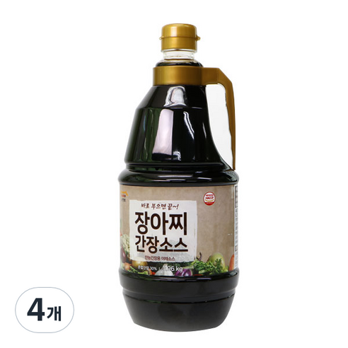 순창가 만능 장아찌 간장소스, 1.96kg, 4개