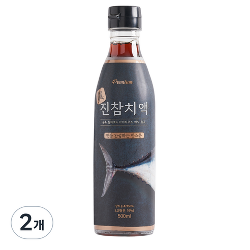 프리미엄 진참치액, 500ml, 2개