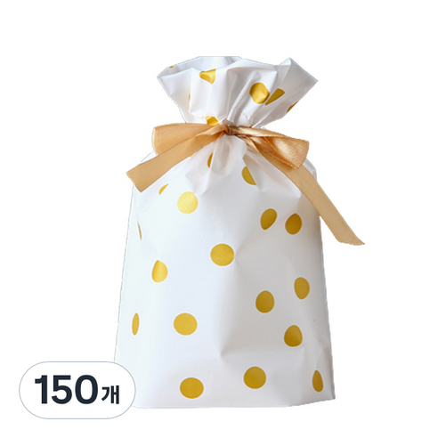 마켓감성 주머니 포장 봉투 50p, 골드토드, 150개
